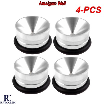 4-PCS Amalgam Well Restorative Cavity Filling Mixing Pot Bone Dental Instruments