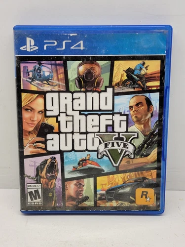 Grand Theft Auto V (Sony PlayStation 4, 2014) Map Included!