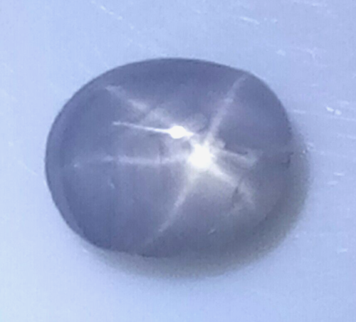 STAR SAPPHIRE NATURAL 1.09 Cts BEAUTIFUL SIX RAYS STAR OVAL LOOSE STONE - Picture 1 of 2
