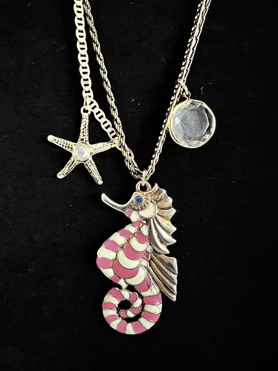 Betsey johnson deals seahorse necklace