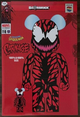 その他 MEDICOM TOY - BE@RBRICK SPIDER-MAN BEN REILLY&amp;CARNAGE MEDICOM TOY BE@RBRICK SPIDER-MAN spiderman BEN REILLY 400