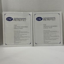 2 Creative Memories Holiday Border Scrapbook Pages 8x10 10 Pages Refill RCM-10HB