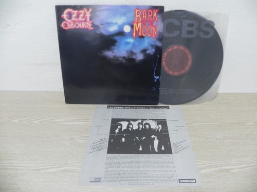 Ozzy Osbourne - Bark At The Moon 1988 Korea zensiertes Cover Vinyl LP MIT BEILAGE