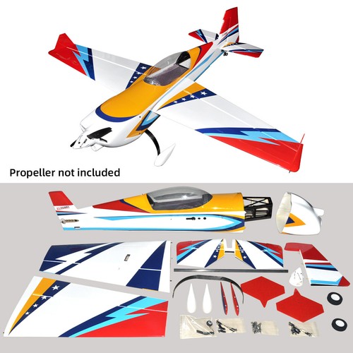 VOTEC322 70E 60in Wing Span 3D Acrobatico RC Aereo Elettrico ARF Balsa Legno - Foto 3 di 14
