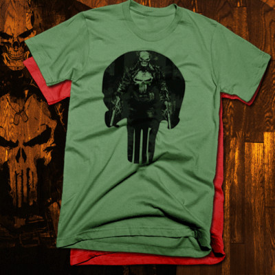 Punisher T-Shirt Sicario Hitman Sniper vigilante new cotton tee