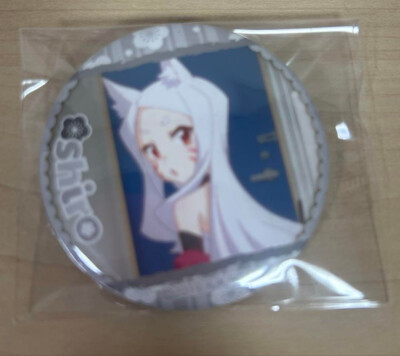 Japanese anime The Helpful Fox Senko-san can badge Shiro 02
