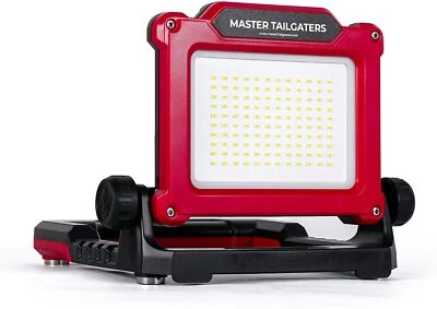 Master Tailgaters LED Work Flood Light Compatible for Milwaukee 18v Battery