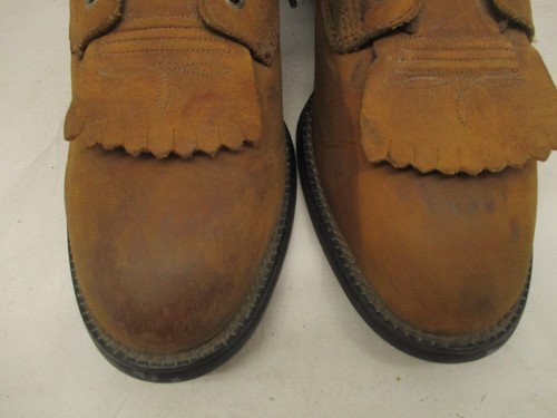Stivali Ariat Lacer Western Roper in pelle marrone da donna taglia 8,5 stile B 33527 - Foto 3 di 12