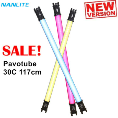 2x Nanlite Pavotube 30C 117cm 2700-6500K RGBWW handheld LED Video Light '' APP