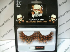 Hedy's Body Shop Glamour Eyes Feathered Eyelashes (Orange)