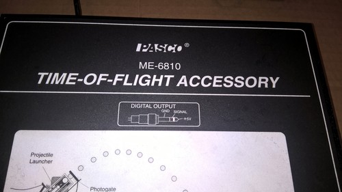 1 Pasco TOF Time of Flight Accessory ME-6810 Original Classic Version not 6810A - Picture 4 of 6