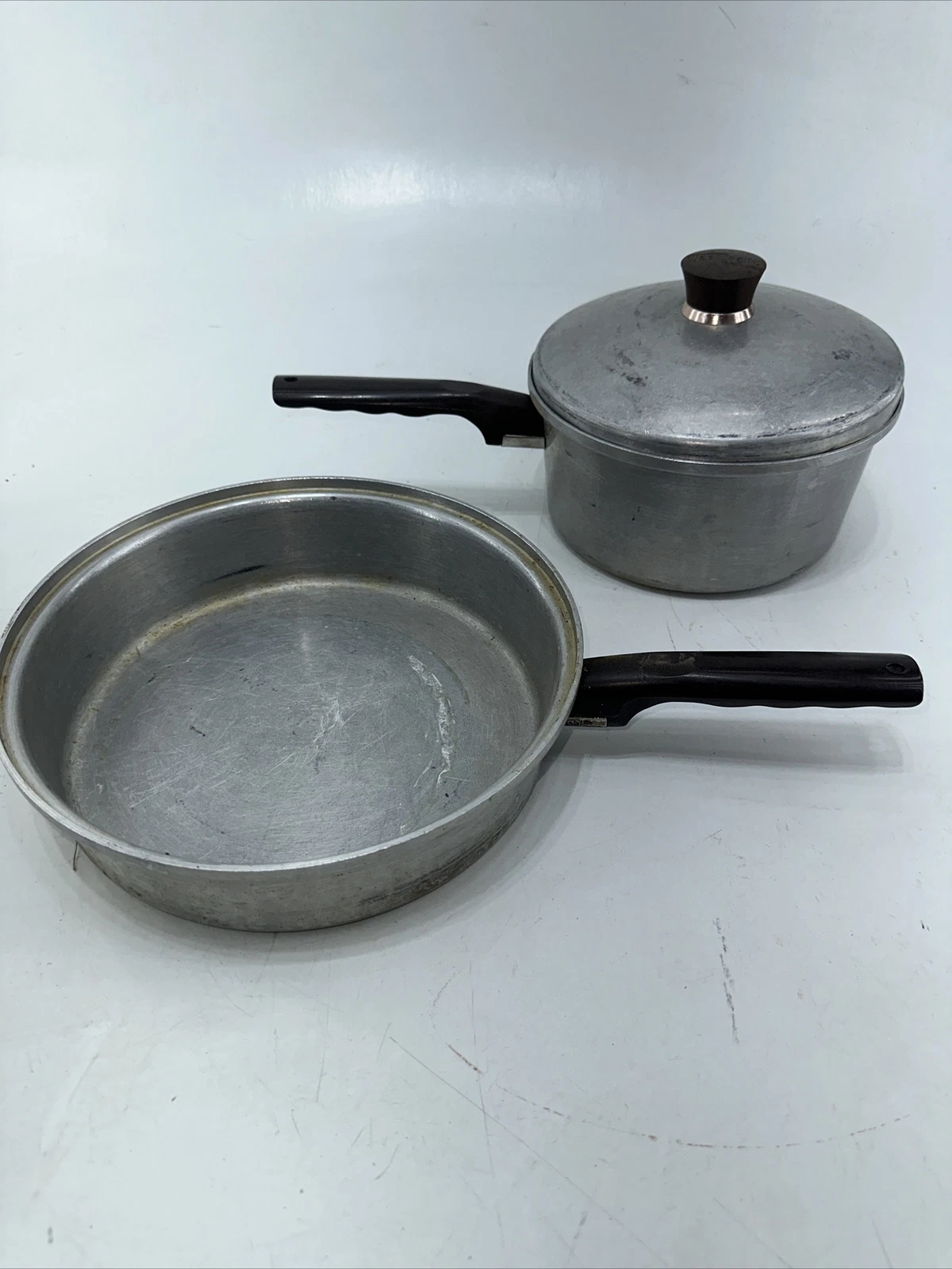 Vintage West Bend Continental 2 Quart Sauce Pan/Pot with Lid ~ Aluminum ~ USA