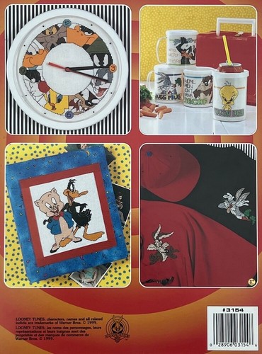 Brand New: Looney Tunes THE LATEST & GREATEST Cross Stitch Leisure Arts 3154 - Picture 3 of 3