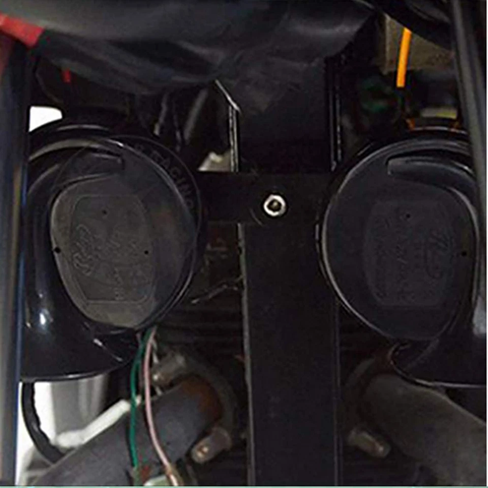 Accessory 105DB Loud Car Truck Electric Horn 12V Dual Tone Snail Air Horn Kit  - Image 4 of 4