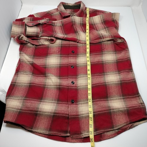 Orvis Classic Collection Shirt Jacket Med Heavyweight Cotton Plaid Flannel - Picture 6 of 11
