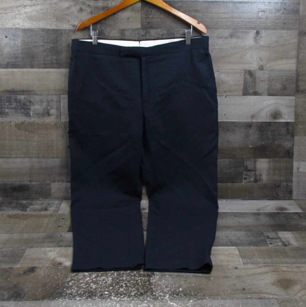 Polo Ralph Lauren Pants Mens 38x34 Fits 38x28 Navy Wool Traveler Suit Trouser