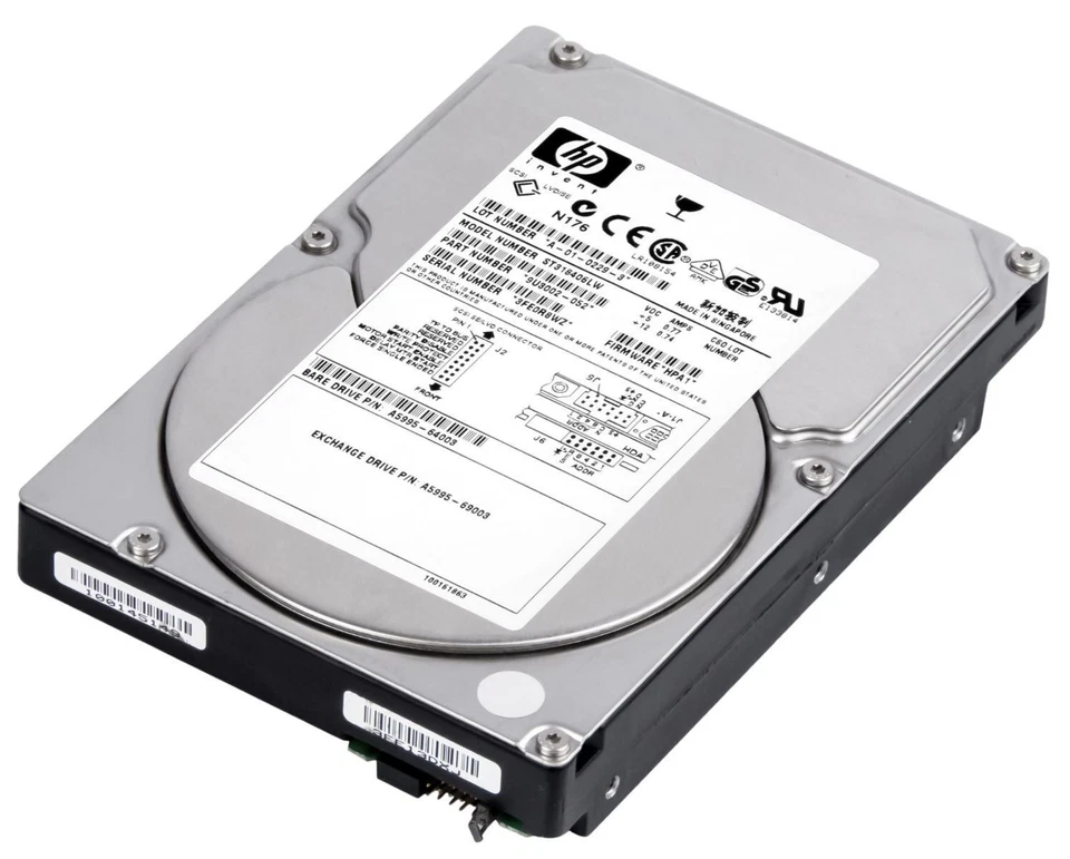 HP P4616A ST318406LW P4616-69001 18G 10K U160 68PIN SCSI hard disk 8MB - Image 2 of 3