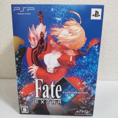 PSP Fate Extra Limited Type Moon Box Figma Nero Figure Visual Works ...