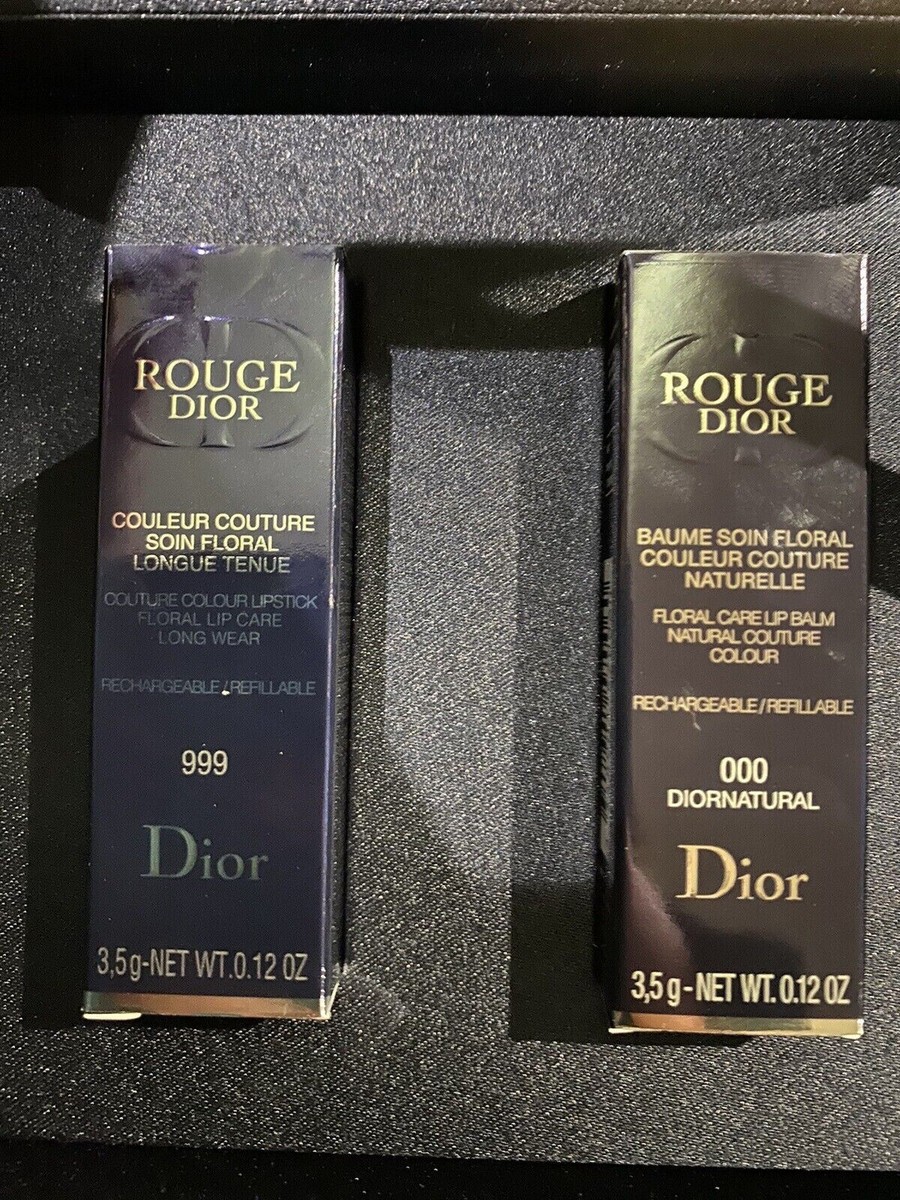 DIOR ROUGE DIOR DUO COLLECTION SET 999 RED & 000 NATURAL GIFT SET