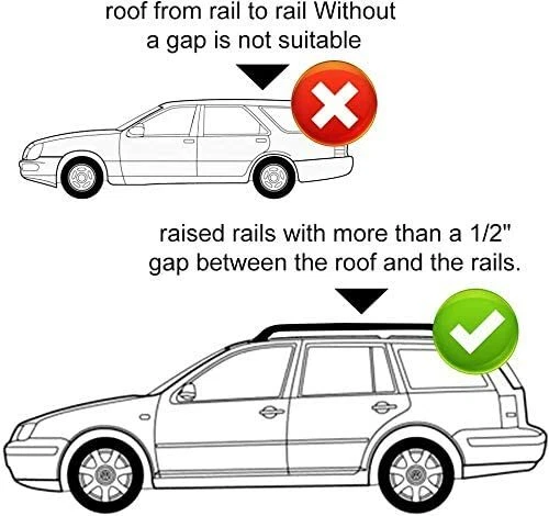 For Chevrolet S10 Blazer 53" Top Roof Rack Cross Bars Rail Cargo Carrier + Key - Image 3 of 4