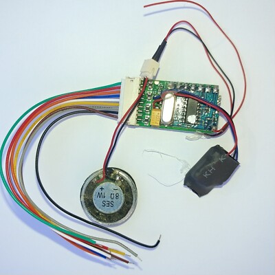 HO DCC/DC diesel Sound Decoder with wireless contol