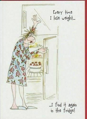 Camilla  Rose Funny Diet Lose Weight Card