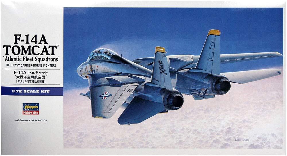 【新品】F-14A TOMCAT プラモデル6個セット Hasegawa F-14A Tomcat Atlantic Fleet 1/72 HAE14 Plastic Model Kit
