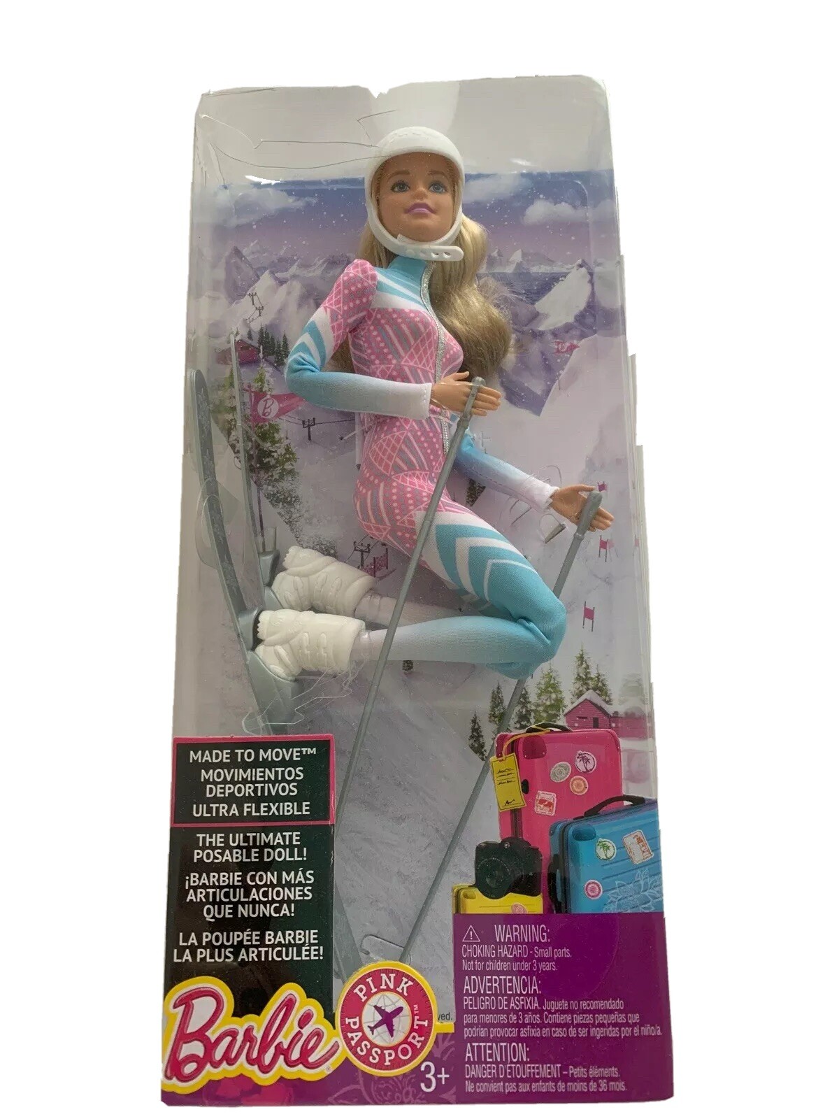barbie made to move skier