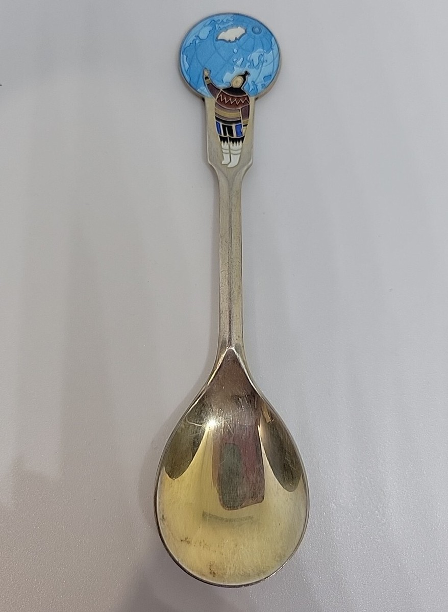 Rare Vintage Sterling Silver Spoon, Greenland, A. Michelsen