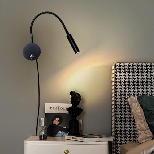 LED Leseleuchte Dimmbar Tischlampe Schwanenhalsleuchte Bettleuchte Leselampe - Bild 4 von 7