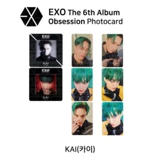 EXO 6th Album OBSESSION Official Photocard Photo Slide KAI
