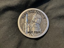 Walt Disney World StarWars Mandalorian “live by thur Creed”Challenge Coin