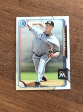 Tyler Kolek 2015 Bowman Chrome Prospects BCP1 Miami Marlins TCU Horned Frogs