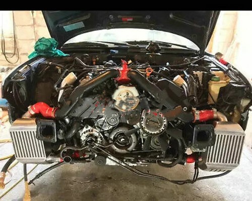 Intercooler For 01-05 Audi S4 B5 S4 RS4 Allroad A6 C5 2.7T Bi-Turbo Front Turbo - Picture 13 of 13
