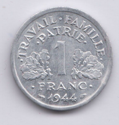 FRANCE 1 Franc 1944C BU grade (fra2208) | eBay
