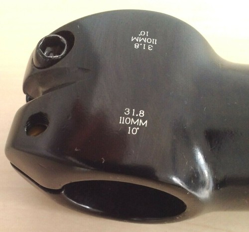 AVENIR 100 series THREADLESS MTB STEM 1 1/8" x 31.8mm x 110mm x 10d new - Picture 7 of 9