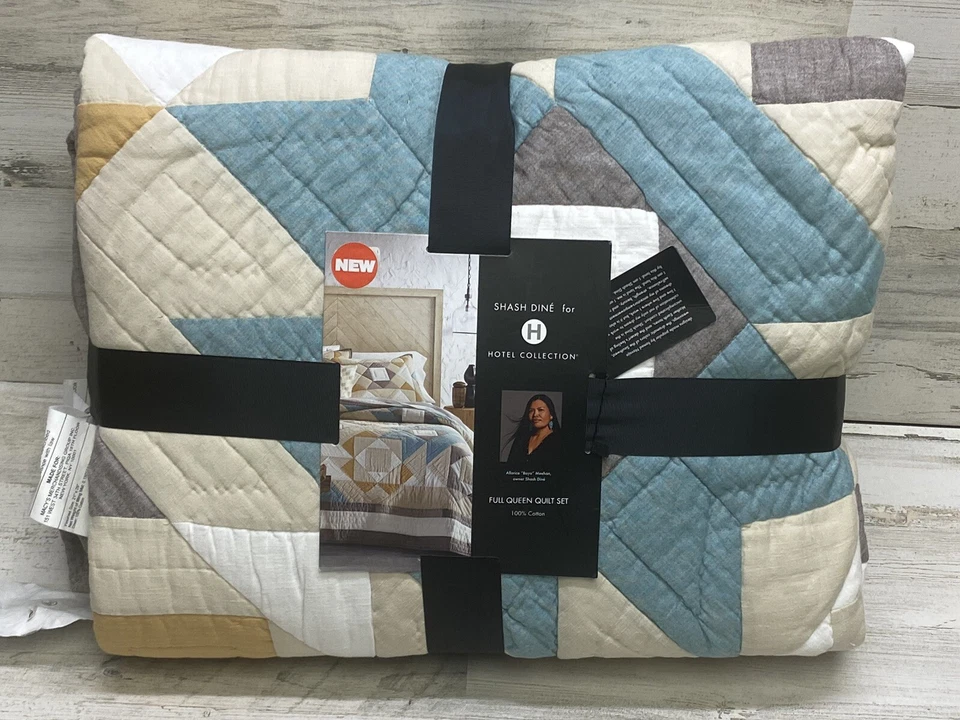 Juego completo de 3 edredones y fundas Hotel Collection Mesa Queen nuevo Foto 3 de 4