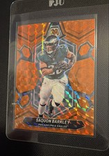 2024 Panini Mosaic - Saquon Barkley #177 Orange Mosaic Prizm /199