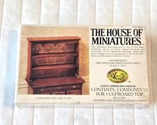 House of Miniatures Cupboard Top X-ACTO Kit # 40051 Dollhouse 1:12 Scale