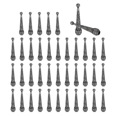 40Pcs 2'' Bolo-Krawatten-Spitzen für Vintage Silber Ersatz