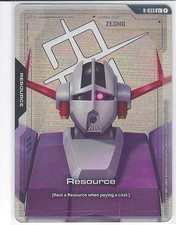 Zeong Resource - R-033 C Gundam Card Game - Near Mint/Mint