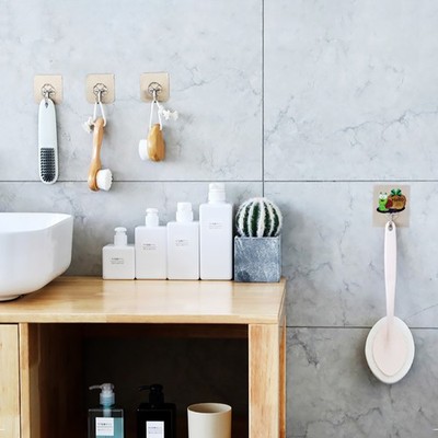 No-Drill Wall-Mounted Storage Rack For Living Room Bathroom And Kitchen