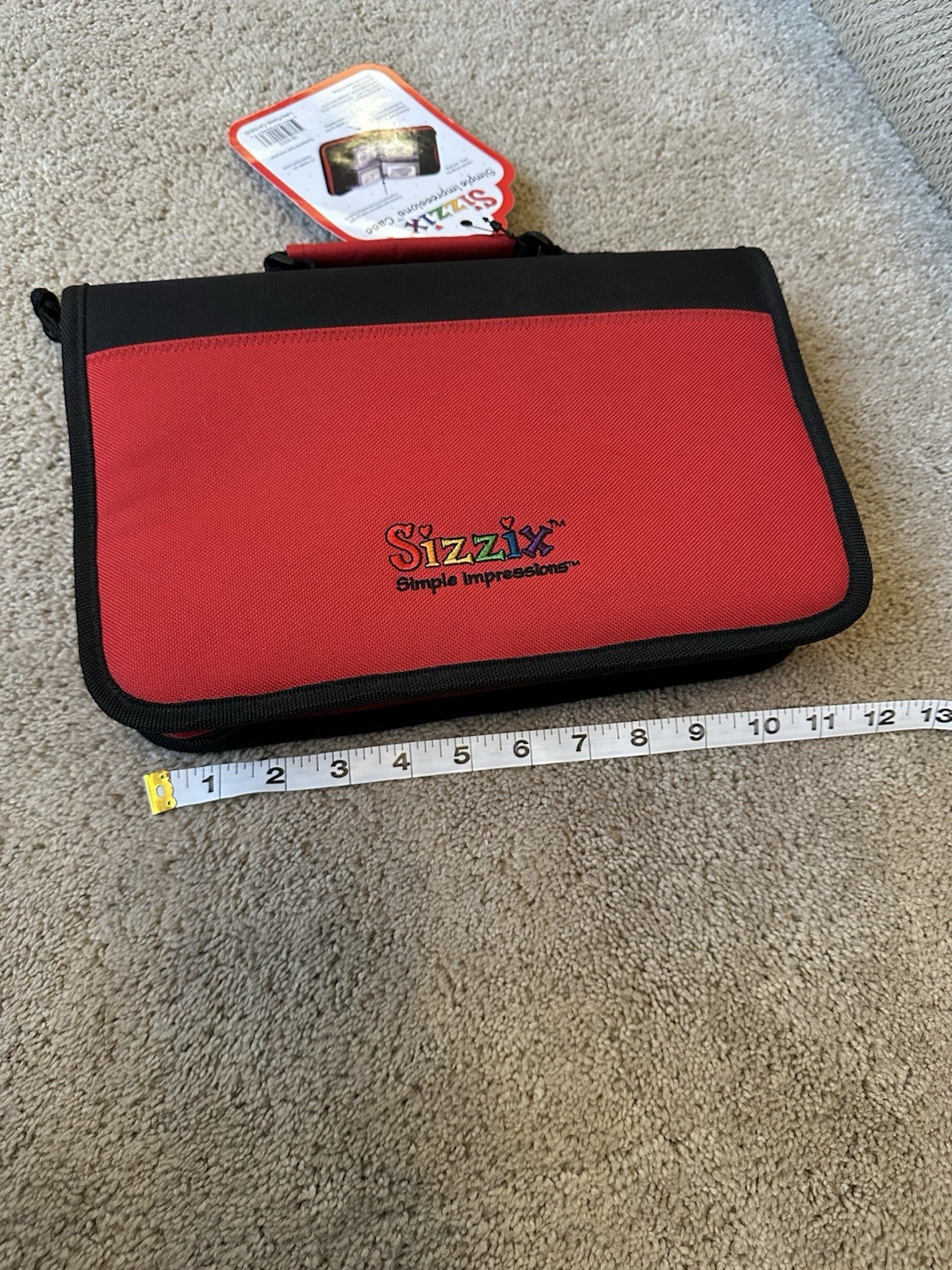 Sizzix Embossing Folder & Stencil STORAGE CASE - Simple Impression + 18 Stencils