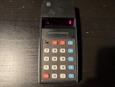 Commodore 796M Taschenrechner Vintage 1977 Retro