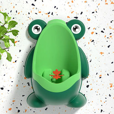 Cute Frog Potty Training Urinal Boy with Fun Aiming Target, Toilet Urinal Traine