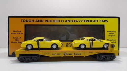 Coche plano Chessie calibre O MTH 30-76055 con dos Ford Thunderbirds 2000 #8813 nuevo en caja | Zustand: New