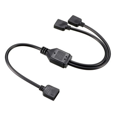 ARGB Splitter Cable 1 Female to 2 Female 3 Pin Extension Connector 30cm Length