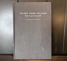 1960 The Dow Theory Explained How to Use It for Profit Charles S. Stansbury Book