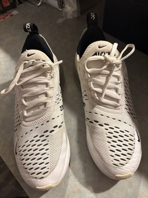 Nike Air Max 270 Men s Low Top Sneakers White/Black Lace-Up AH6789-100