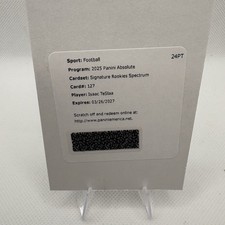 2025 Panini Absolute Football Set Review and Checklist 44